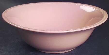 Kraft Pink 8" Round Vegetable Bowl