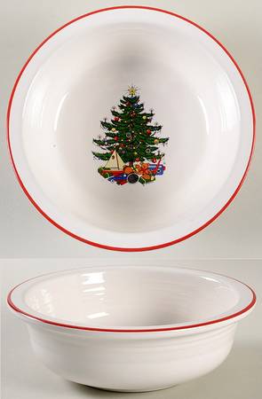 Fiesta American Christmas Tree 8" Round Vegetable Bowl