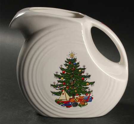 Fiesta American Christmas Tree 64 Oz Pitcher