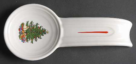 Fiesta American Christmas Tree Spoon Stacking Spoon Holder Caddy