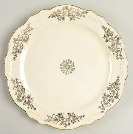 Golden Rose (Marigold Shape) Luncheon Plate
