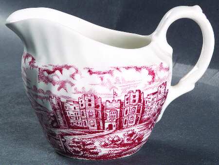 Olde Country Castles Red Creamer