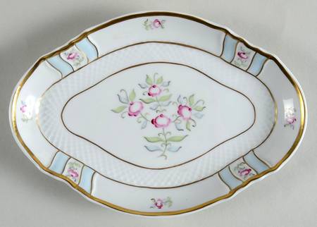 Savaria (Blue) 7" Oval Tray