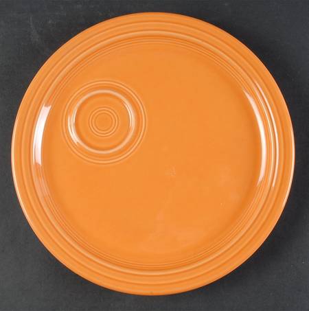 Fiesta Tangerine (Intro 2003) Snack Plate