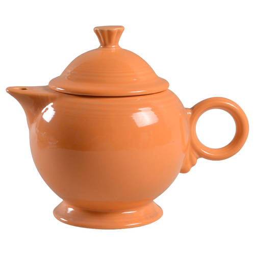 Fiesta Tangerine (Intro 2003) Teapot & Lid