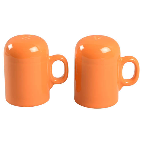 Fiesta Tangerine (Intro 2003) Stove Top Salt & Pepper Set