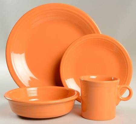 Fiesta Tangerine (Intro 2003) 32 Piece Estate Set