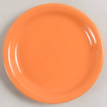 Fiesta Tangerine (Intro 2003) Bistro Deep Salad Plate