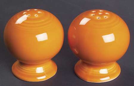 Fiesta Tangerine (Intro 2003) Salt & Pepper Set