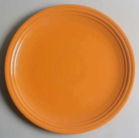 Fiesta Tangerine (Intro 2003) 13" Melamine Chop Plate (Round Platter)