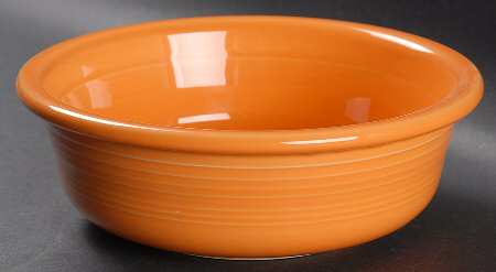 Fiesta Tangerine (Intro 2003) 7" Round Vegetable Bowl