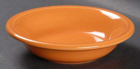 Fiesta Tangerine (Intro 2003) Fruit/Dessert (Sauce) Bowl