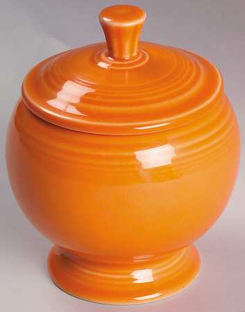 Fiesta Tangerine (Intro 2003) Individual Sugar Bowl & Lid