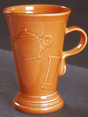 Fiesta Tangerine (Intro 2003) Pedestal Mug