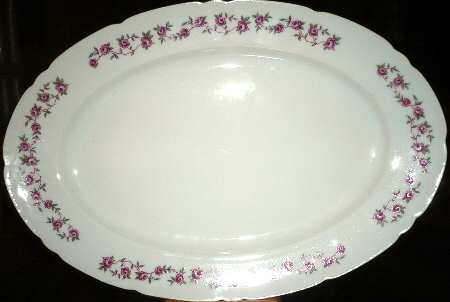 HCZ77 12" Oval Serving Platter by Haas-Czjzek Coronado