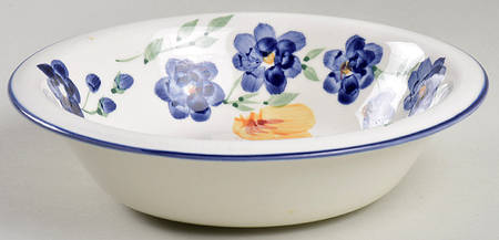 Violet Blossom Coupe Soup Bowl