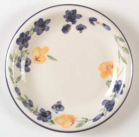 Violet Blossom Salad Plate