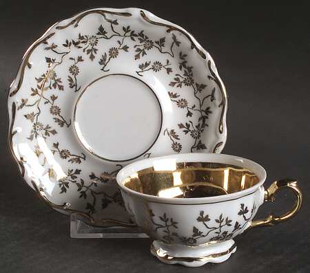 HDR7 Footed Demitasse Cup & Saucer Set