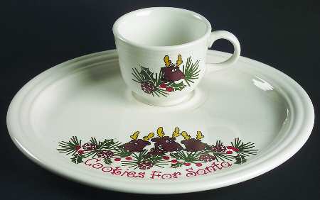 Fiesta Cookies For Santa by Homer Laughlin 