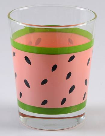 Fiesta Watermelon 8 Oz Glassware Tumbler