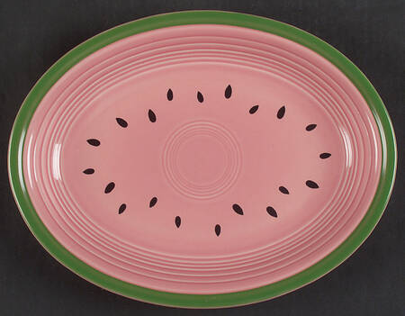 Fiesta Watermelon 11" Oval Serving Platter