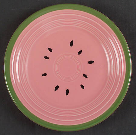 Fiesta Watermelon Luncheon Plate