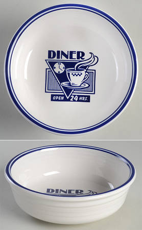 Fiesta Diner Cobalt Coupe Soup Bowl