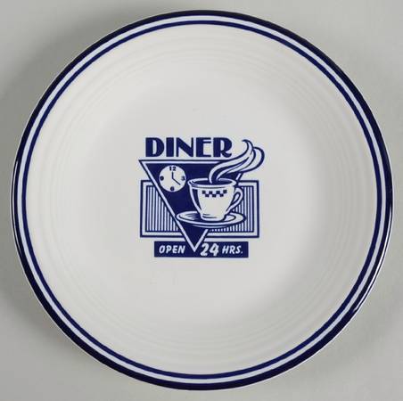 Fiesta Diner Cobalt Salad Plate