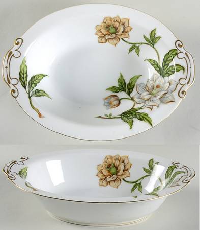 Carolyn 10" Oval Vegetable Bowl