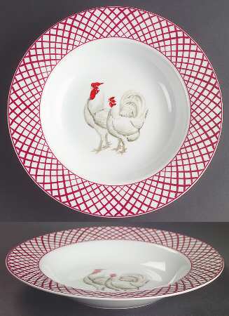 Rooster Rim Soup Bowl
