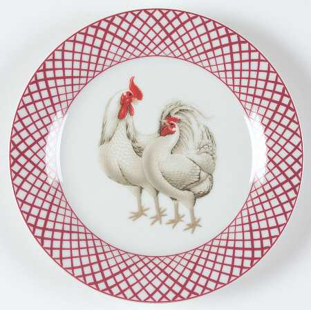 Rooster Salad Plate