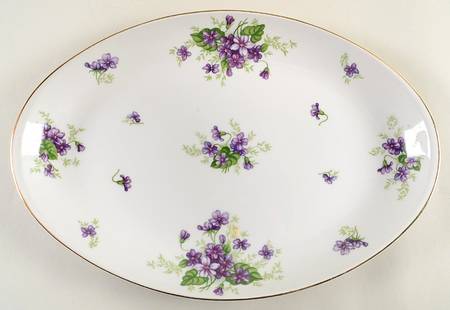 Bouquet 15" Oval Serving Platter