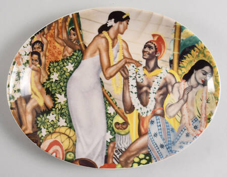 Hawaiianaware 11" Oval Serving Platter
