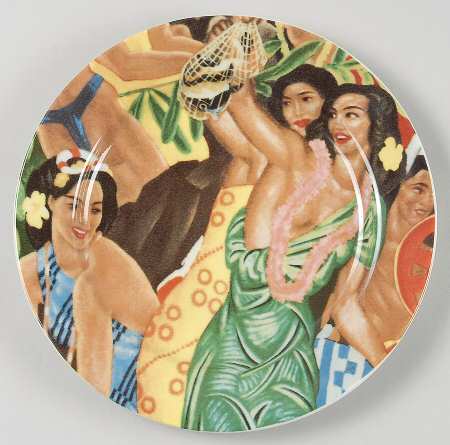 Hawaiianaware Luncheon Plate