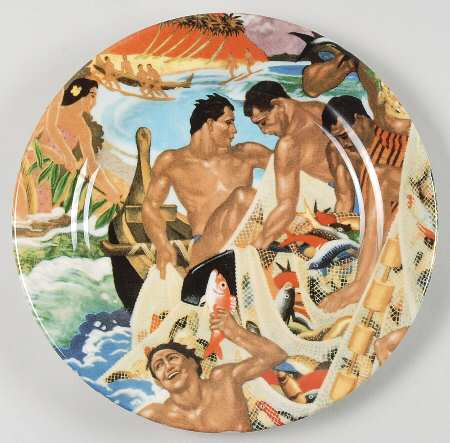 Hawaiianaware Dinner Plate