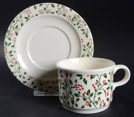 HLC3498 Flat Cup & Saucer Set