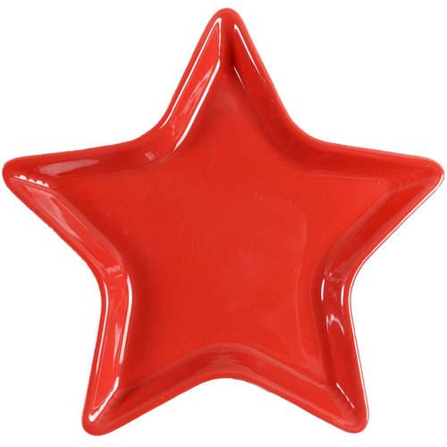 Fiesta Scarlet (Intro 2004) Star Shaped Plate
