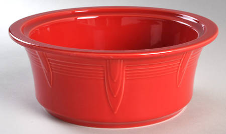 Fiesta Scarlet (Intro 2004) 2.5 Qt Round Covered Casserole No Lid