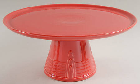 Fiesta Scarlet (Intro 2004) 12" Diameter Pedestal Cake Stand