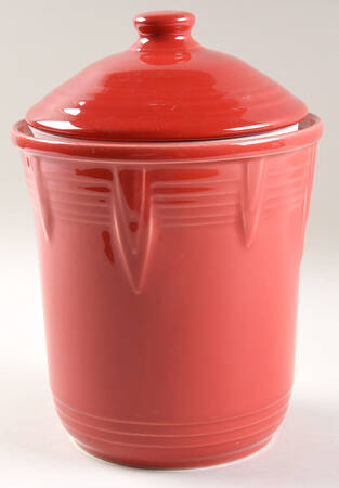 Fiesta Scarlet (Intro 2004) Medium Canister & Lid