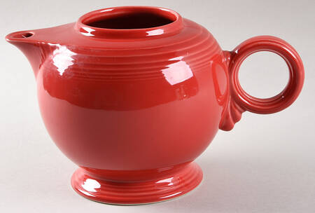Fiesta Scarlet (Intro 2004) Teapot No Lid