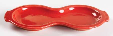 Fiesta Scarlet (Intro 2004) Tray for Creamer & Sugar with Lid