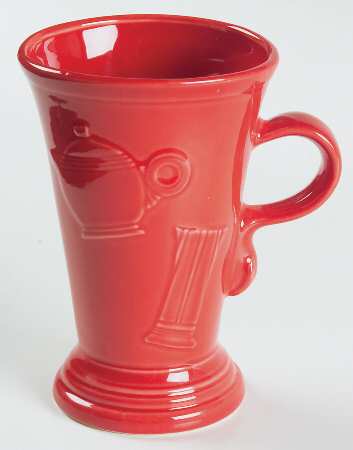Fiesta Scarlet (Intro 2004) Pedestal Mug