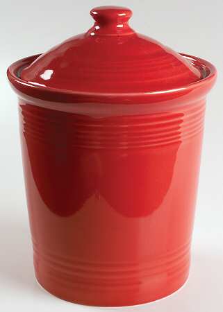 Fiesta Scarlet (Intro 2004) Medium Canister & Lid