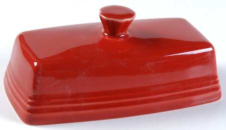 Fiesta Scarlet (Intro 2004) Lid for Extra Large 1/4 Lb Butter