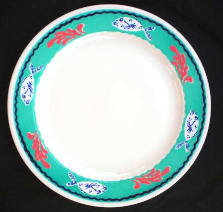 Happy Fish Turquoise by Homer Laughlin 