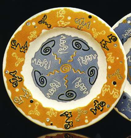 Seascope Amber by Homer Laughlin 