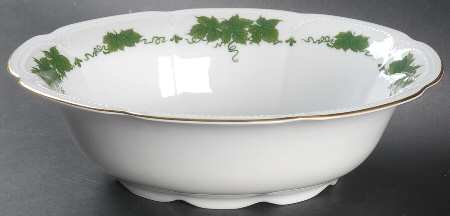 Wienlaub 10" Oval Vegetable Bowl by Graf Von Henneberg