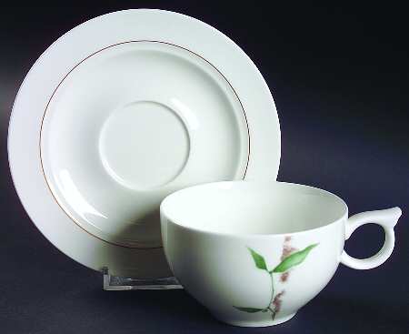 New Balance Green Flat Cup & Saucer Set