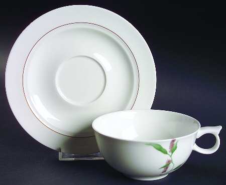 New Balance Green Flat Cup & Saucer Set
